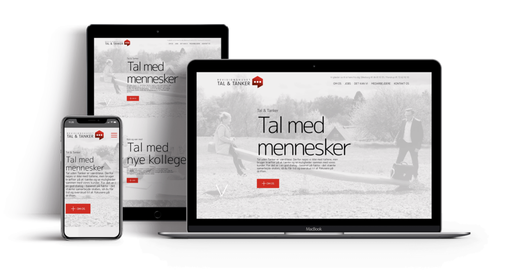 Tal & Tanker ny hjemmeside